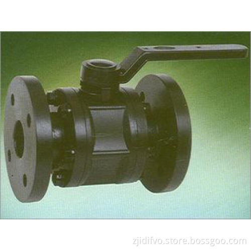 2PC Carbon Steel Flanged Ball Valve